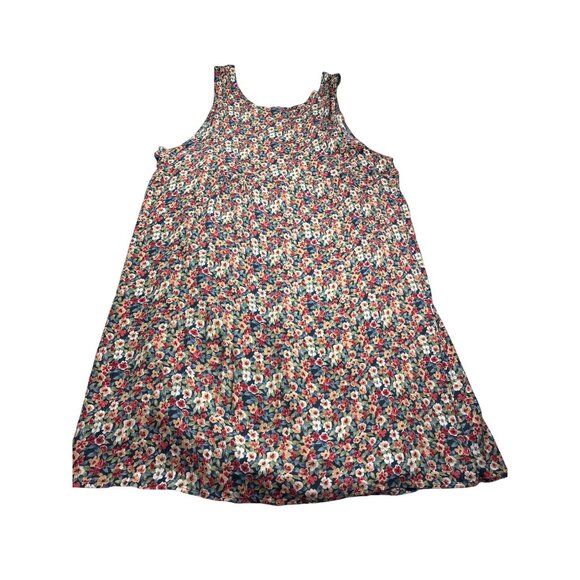 Vintage Caroline Wells II Floral Sleeveless Button Front Shirt Dress 22 - Picture 4 of 6